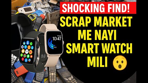 “Found a New Smart Watch in Scrap! 😱 Unbelievable Discovery”