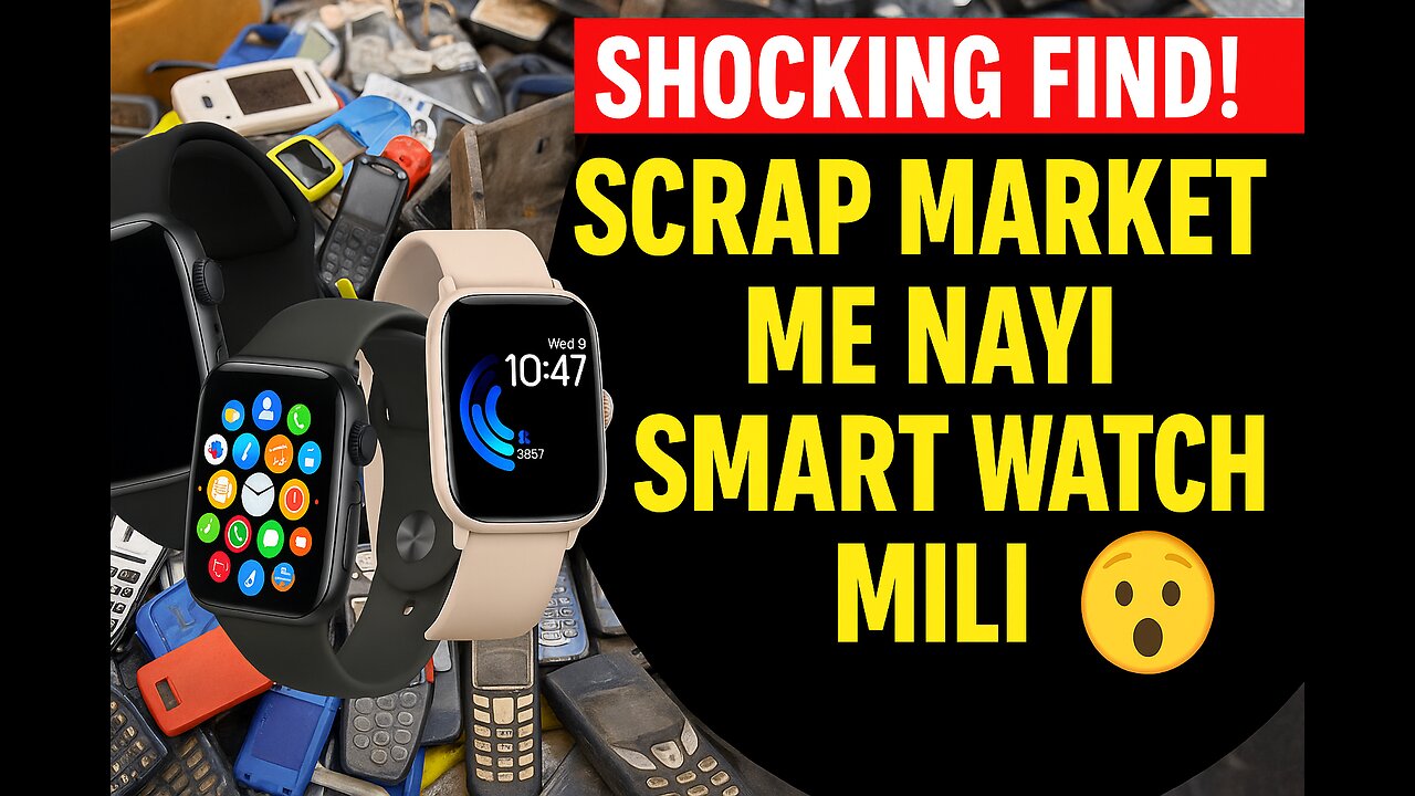 “Found a New Smart Watch in Scrap! 😱 Unbelievable Discovery”