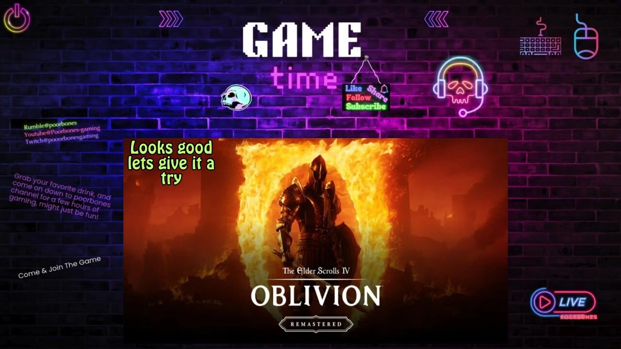 The Elder Scrolls IV Oblivion Remastered, lets check it out