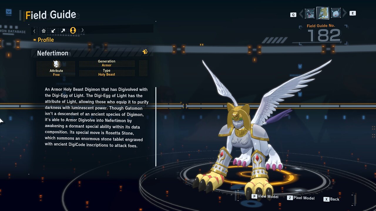 nefertimon all digivolution/de-digivolution/profile Digimon Story Time Stranger