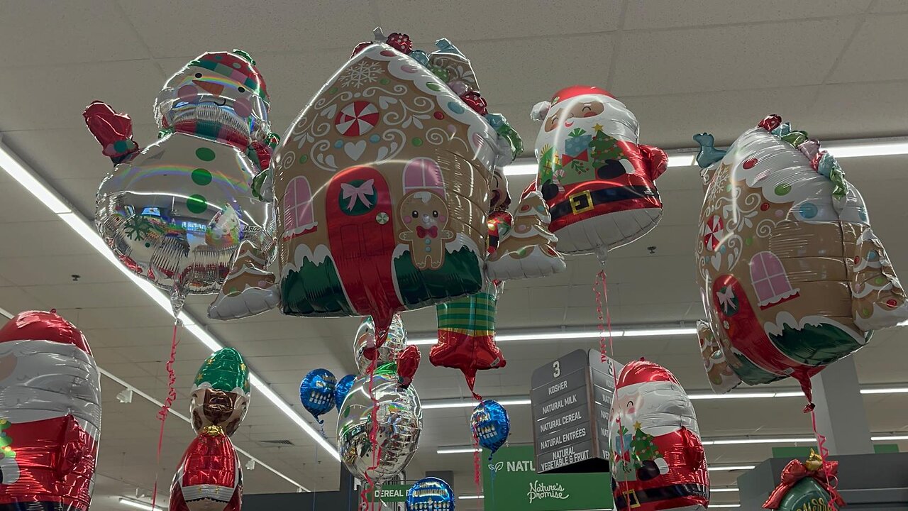 Happy Holiday's Balloons from Giant Food