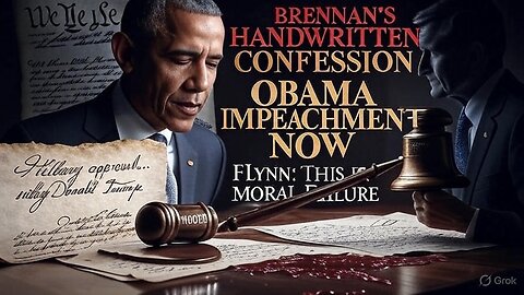 SMOKING GUN: Brennan's Handwritten Notes Expose Obama's Role in Clinton Plan to Frame Trump! (Impeachment & Immunity Stripping)