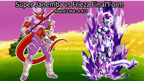 Round 3 Match #12: Super Janemba vs Frieza Final Form (DB: Raging Blast 2 Ultimate Tournament)
