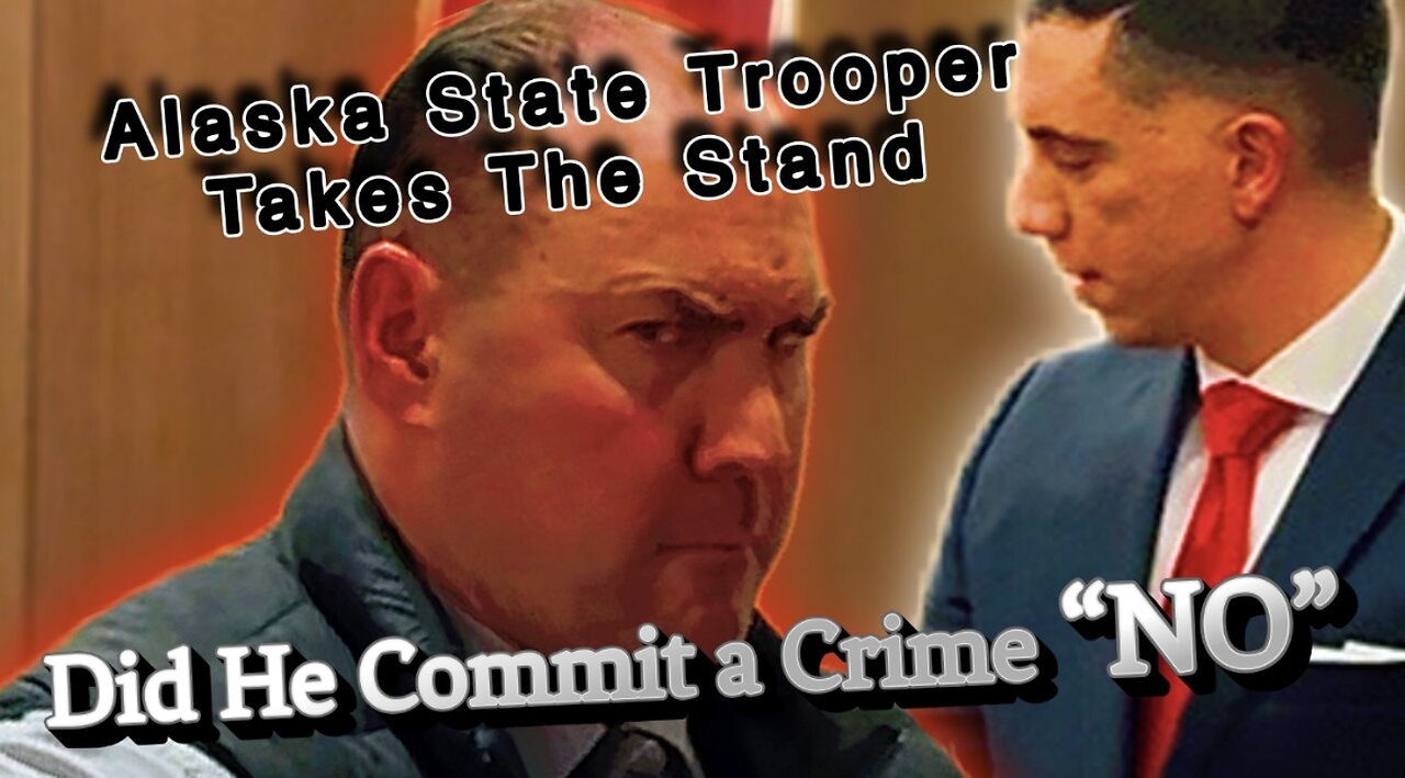 CRAZY: Alaska State Trooper Takes The Stand #brainless #government #police #news (MUST SEE)