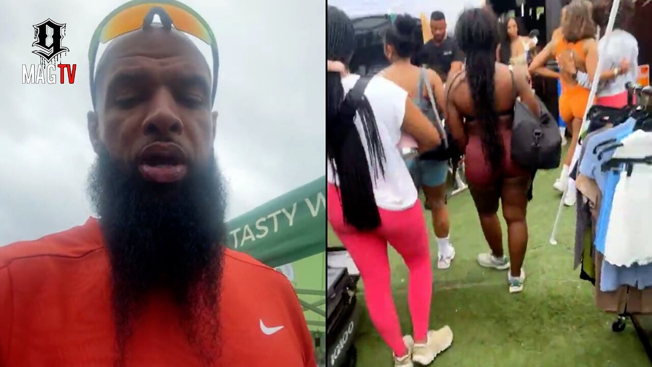 Slim Thug Greets All The Gym Baddies At Ebony Fit Weekend!