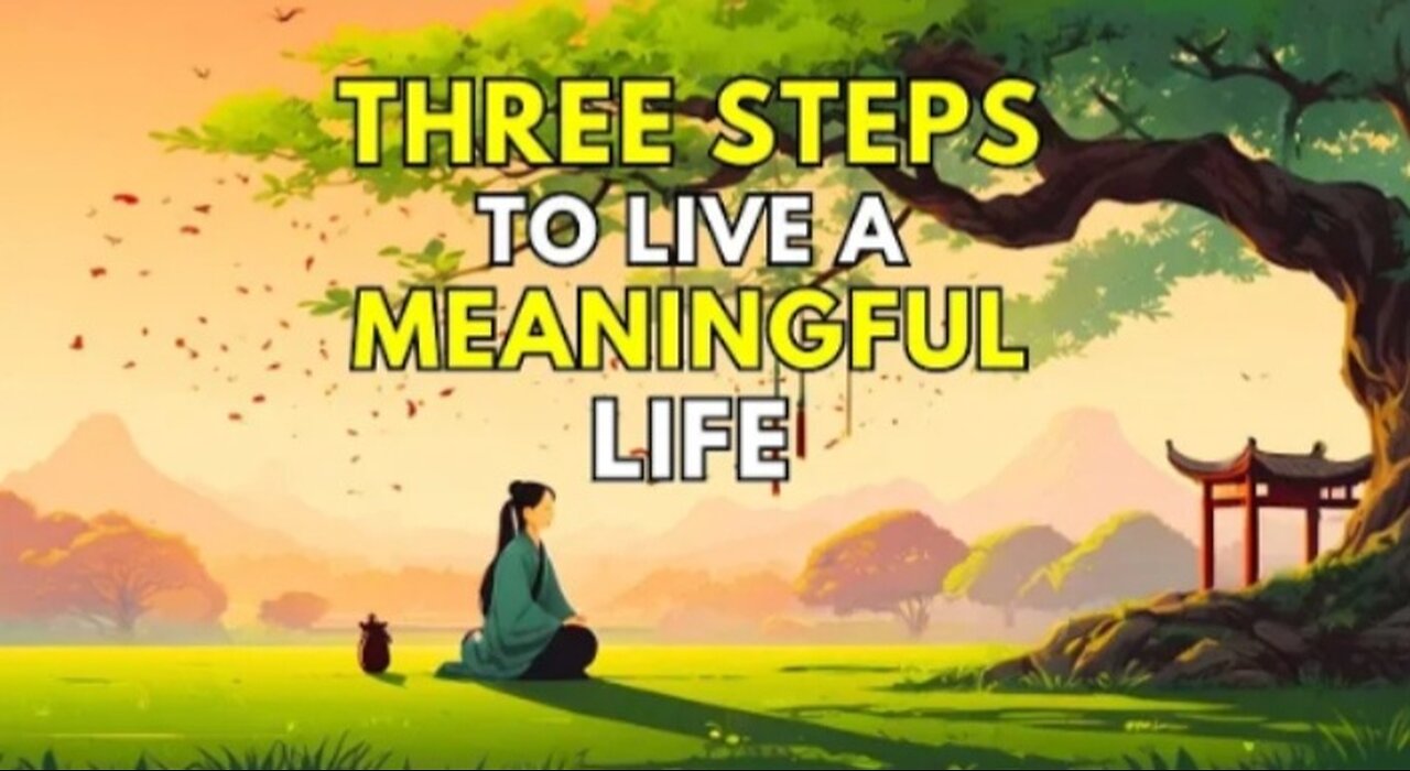 Ultimate 3 STEP guide to Living a meaningful Life |Zen story