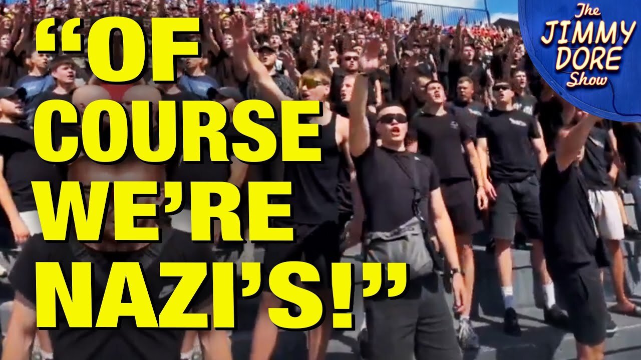 Ukrainians CAUGHT Showing Off That They're Neo-Nazis At Soccer Game