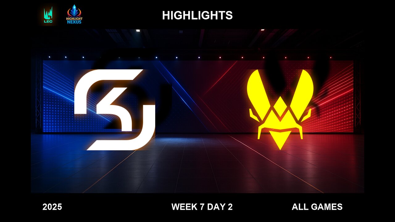 SK vs VIT Highlights ALL GAMES - LEC Spring Split W7D2 2025 - SK Gaming vs Team Vitality