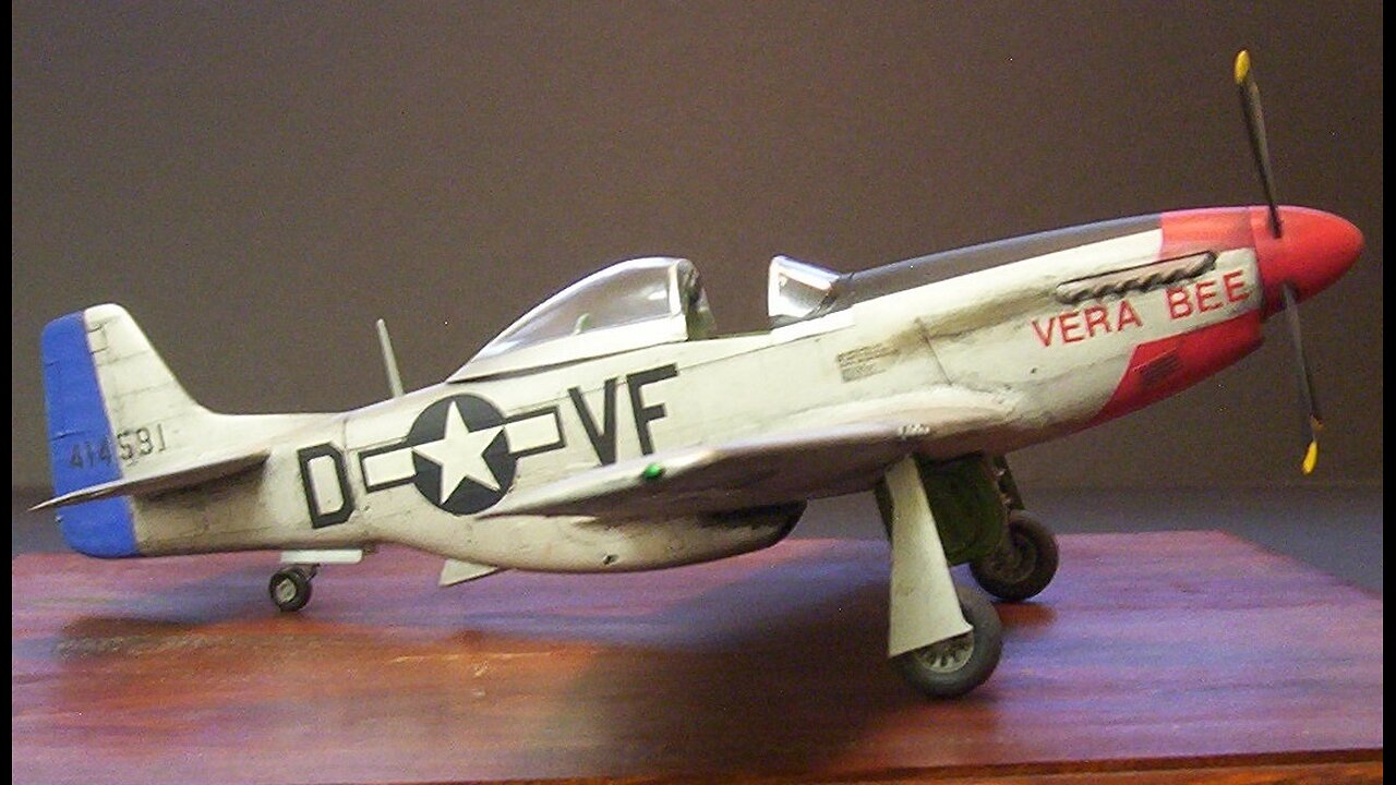Model of Dad's P-51D with the Fourth Fighter Group 1944