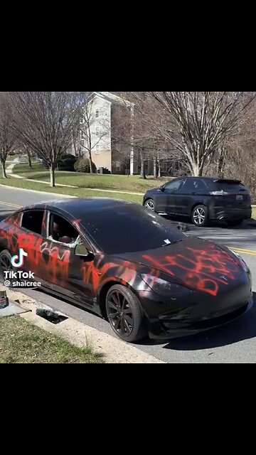 OWNER OF BRAND NEW TESLA CAR🚗💥🔫🥷📸VANDALIZED OUTSIDE HOME🚗🏘️💫