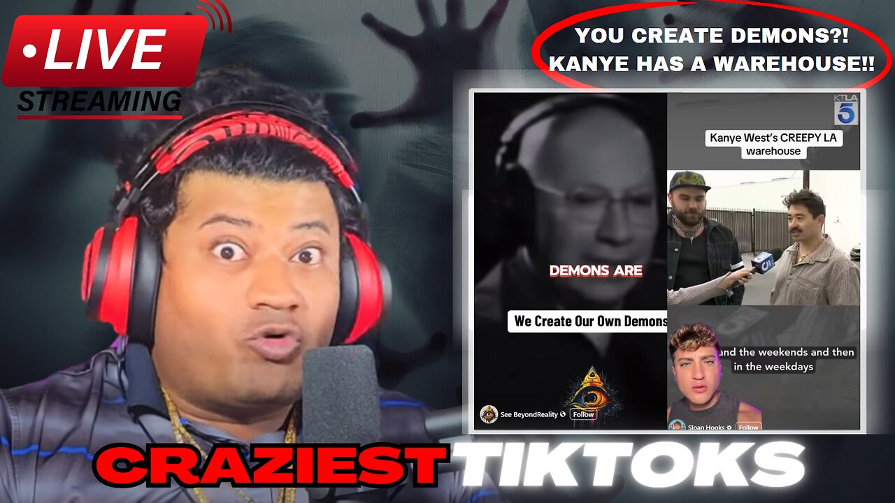 Creepy and Weird Tiktok Videos Live Stream with Tedi (pt. 76)