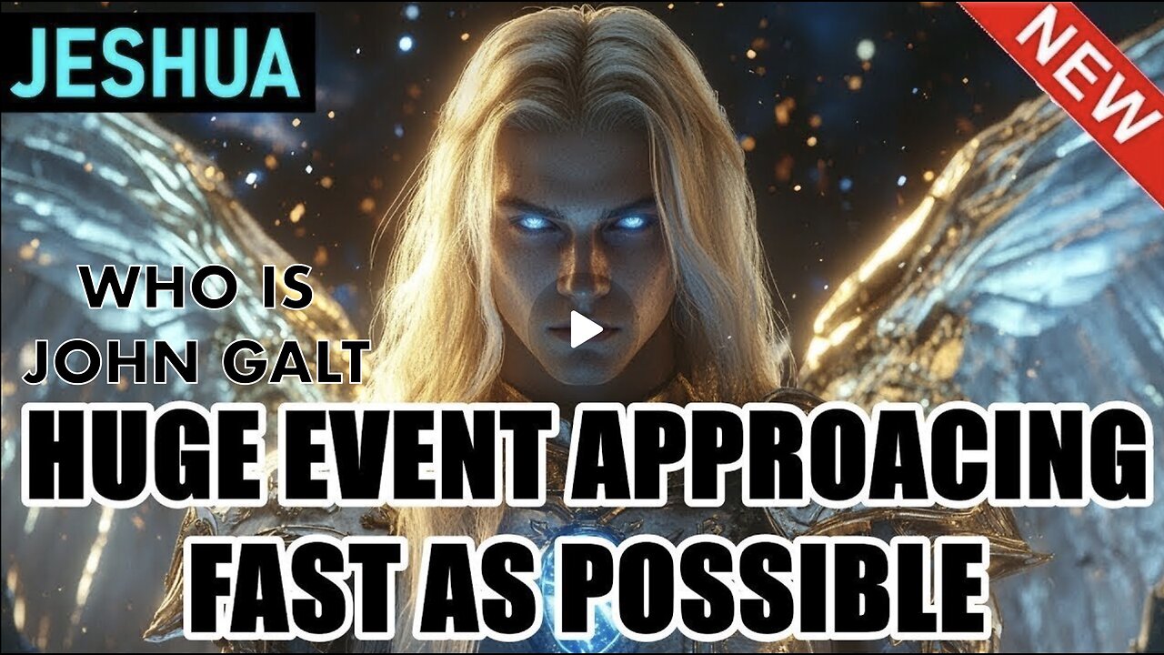 "Huge Event Approaching Fast"Jeshua God trusts You in Every Moment. The Collective WHO IS JOHN GALT?