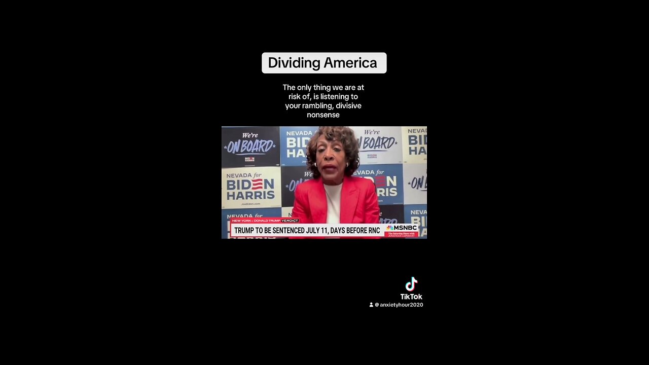 FLASHBACK: Maxine Waters rambling about Trump