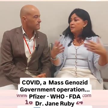 COVID, a Mass Genozid Government operation by department of defense! Dr. Jane Ruby, 2025 RELAUNCH