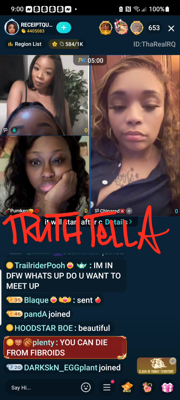 RECEIPTQUEEN, ASHLEY CHINARED & PUMKEN TEAM PK