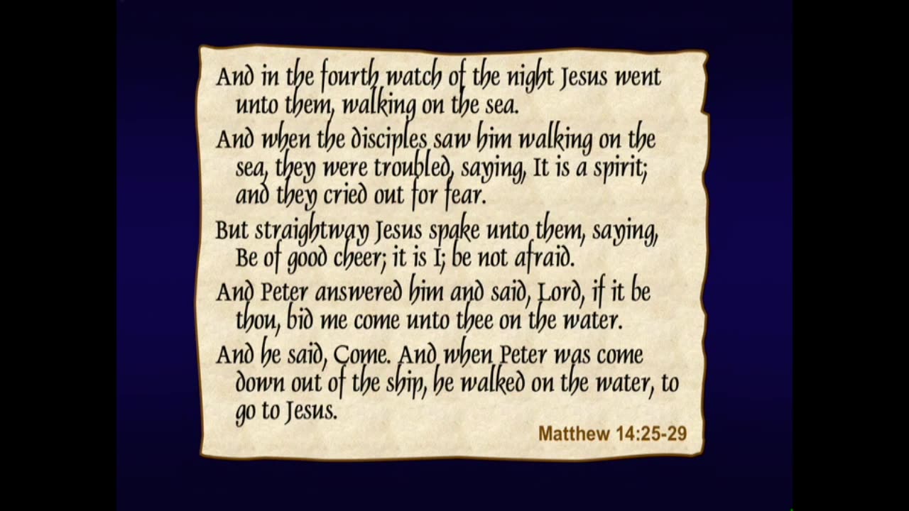 Matthew (Session 10) Chapters 14-15