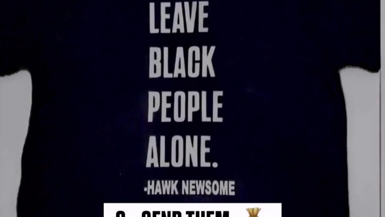 Leave black people alone