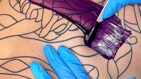 Full Back Waxing with Sexy Smooth Purple Seduction by @ritas.esthetics | California
