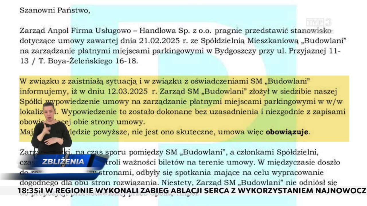 Zbliżenia TVP3 Bydgoszcz 25.03.2025