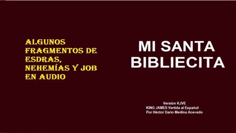 MI SANTA BIBLIECITA 15 Esdras, Nehemías y Job
