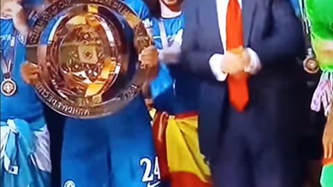 President trump presents fifa club world cup championship