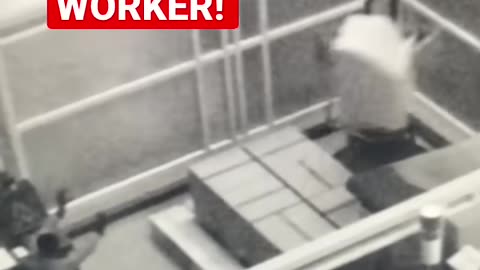 Robot Attacks Factory Worker! #vfx