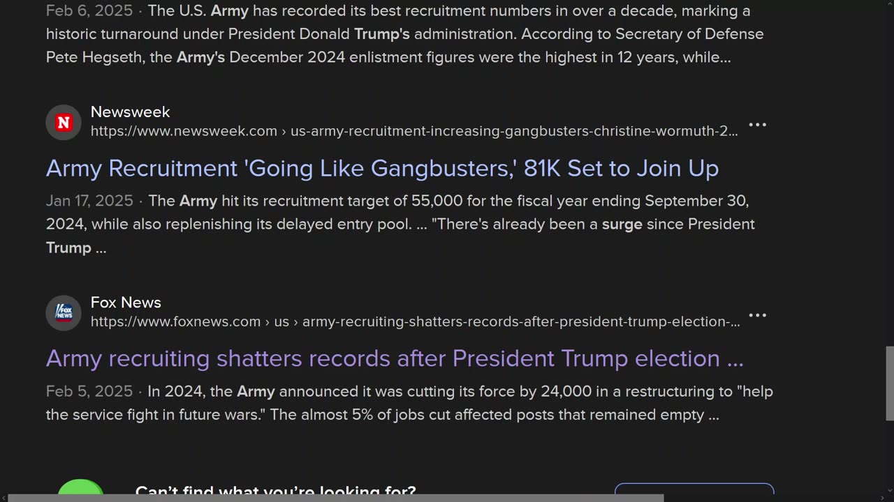 Trump Effect: Jewmerica Army Recruitment Surges 81,000...Pre Iran War