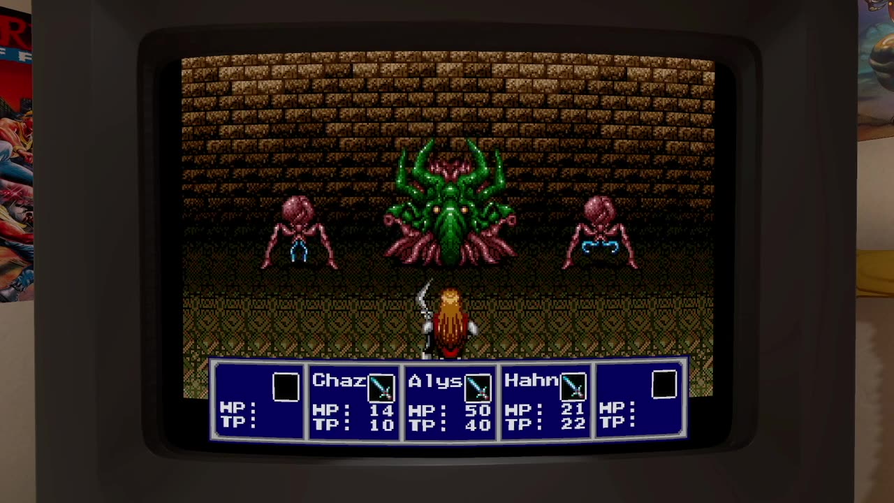 Phantasy Star 4 - First Boss! #grimes #aimusic