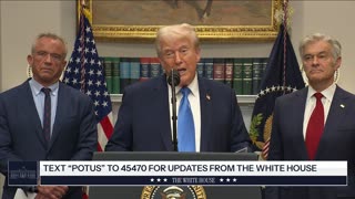 President Trump Makes an Announcement on Medical and Scientific Findings for America's Children