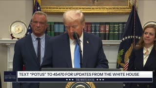 President Trump Makes an Announcement on Medical and Scientific Findings for America's Children