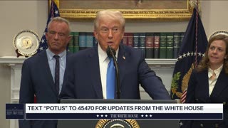 President Trump Makes an Announcement on Medical and Scientific Findings for America's Children