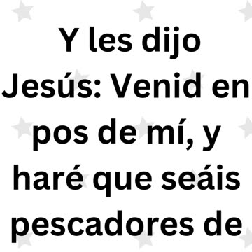 «El llamado de los primeros discípulos» Marcos 1:17,18 #shortvideo #youtubeshorts #ytshorts #reels