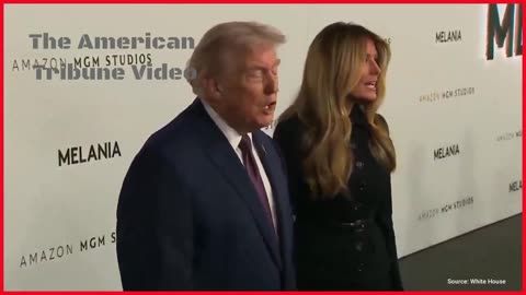 Trump Beams With Pride At Premier Of First Lady's Film 'Melania'