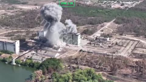 💀 Video of the destruction of Russian elevator from which they launched drones