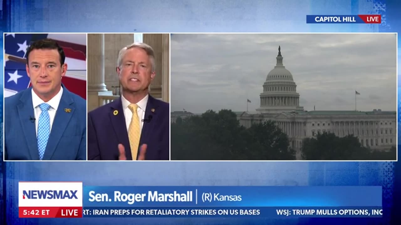 Sen. Roger Marshall on Newsmax