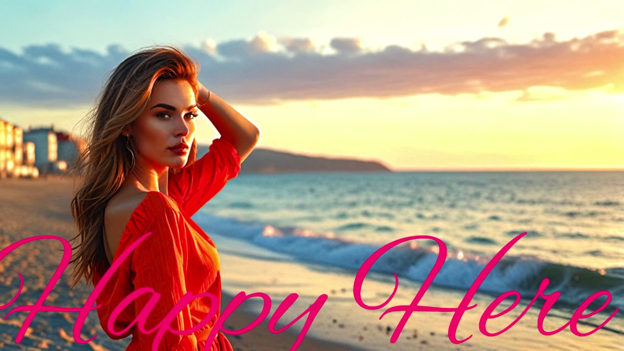 Electronic Music.Song Happy Here.