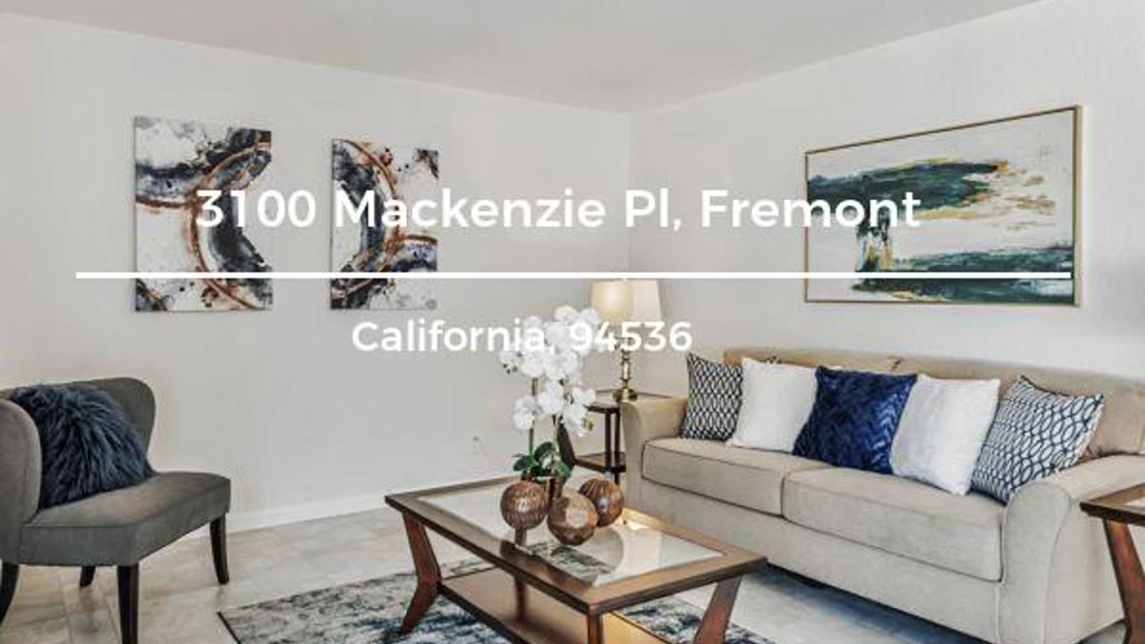 New Listing $1,600,000- 3100 Mackenzie Pl. Fremont, CA. Brookvale Home