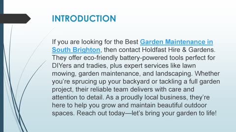 Best Garden Maintenance in South Brighton