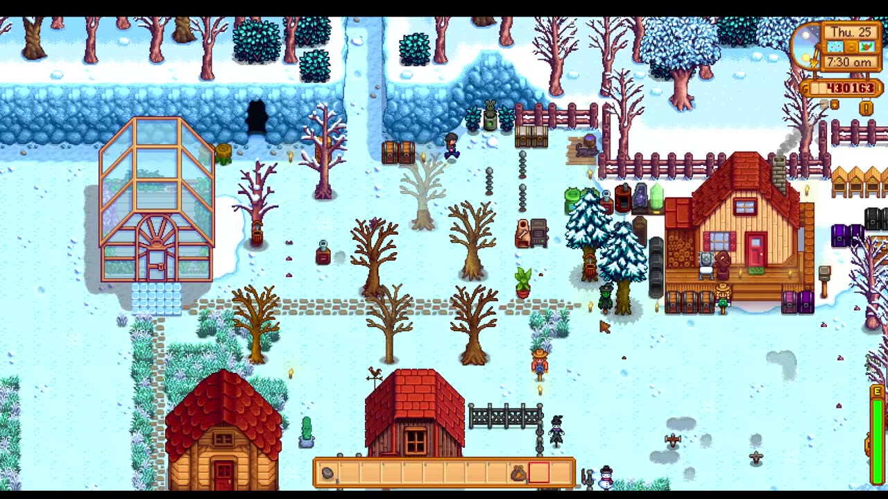 Stardew Valley: Winter year two near the end of the year, and maybe HSR.