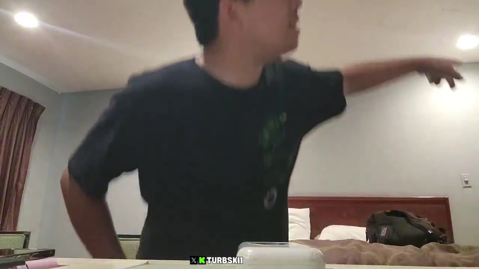 IP2 Stories - Turbski Picks On His Girl & Smashes Hotel Room Up