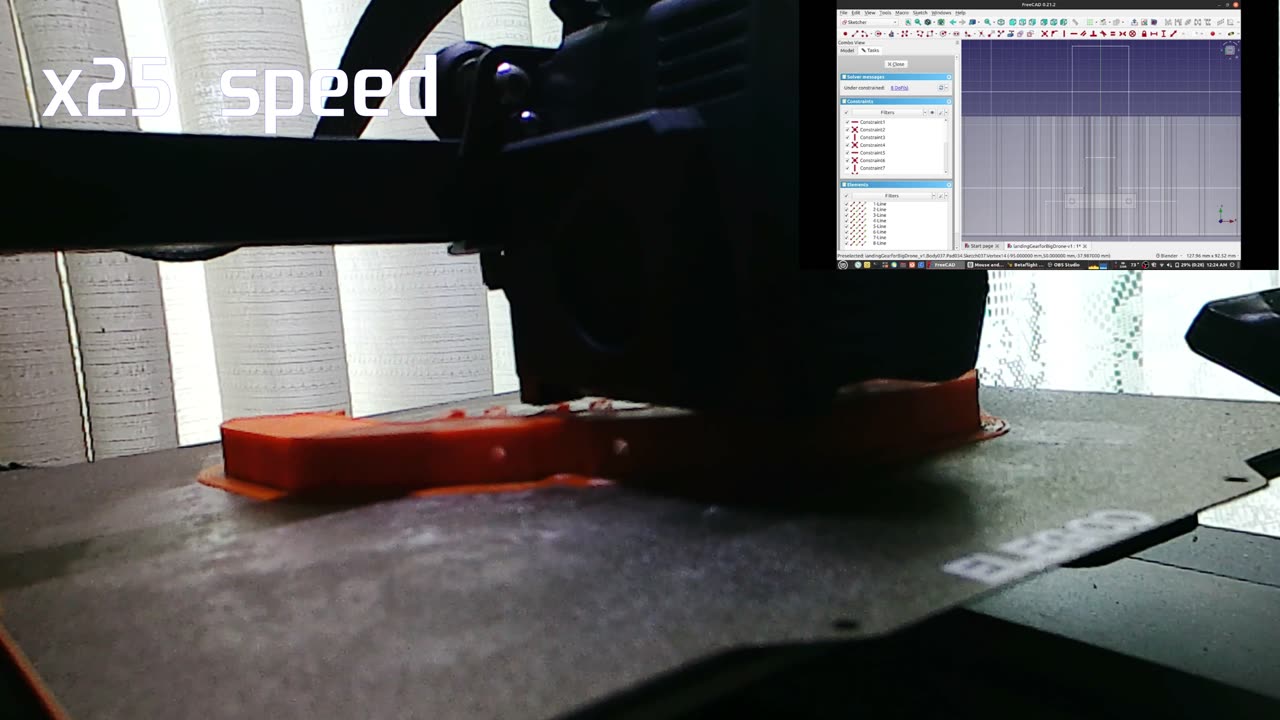 Printing Replacement VTX Antenna Mount and New Landing Gear