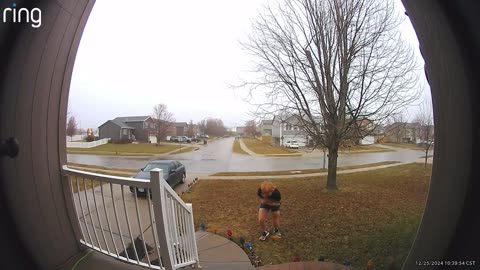 Christmas Morning Slip and Fall