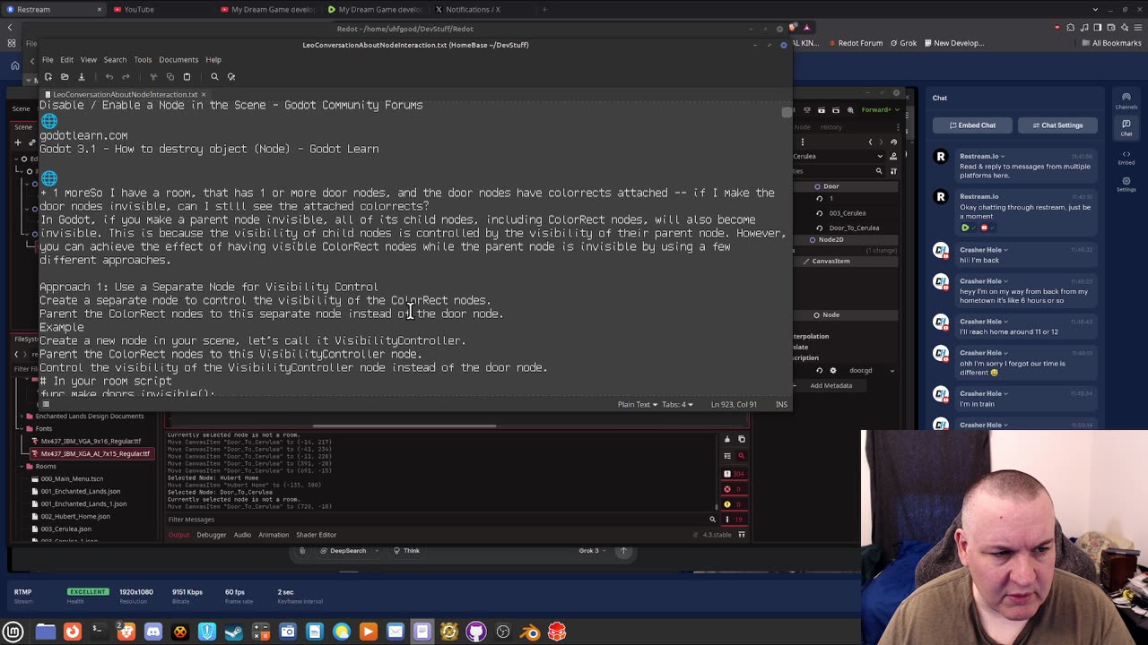 My Dream Game development using the Redot engine #98