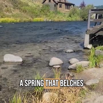 This river flows year-round without freezing. You won't believe why!