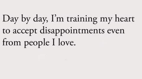 Embracing Disappointment: Strengthening the Heart
