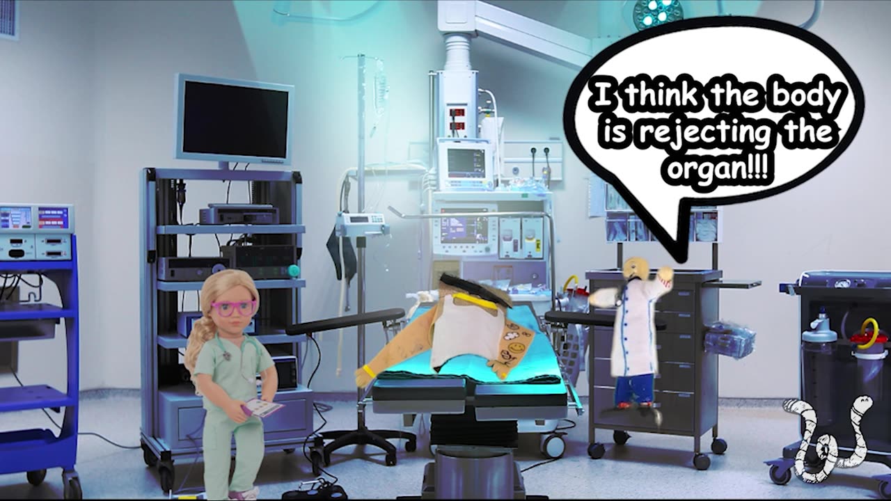 STOP THE SURGERY!!! #wormholesitcom #puppets #parody #skitcomedy