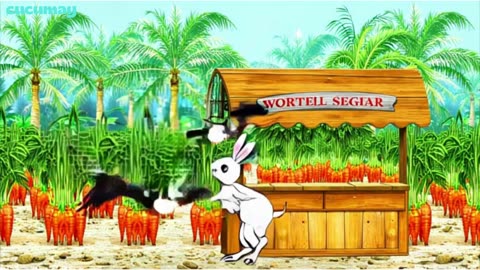 Rabbits on the Plantation Become Carrot Sellers