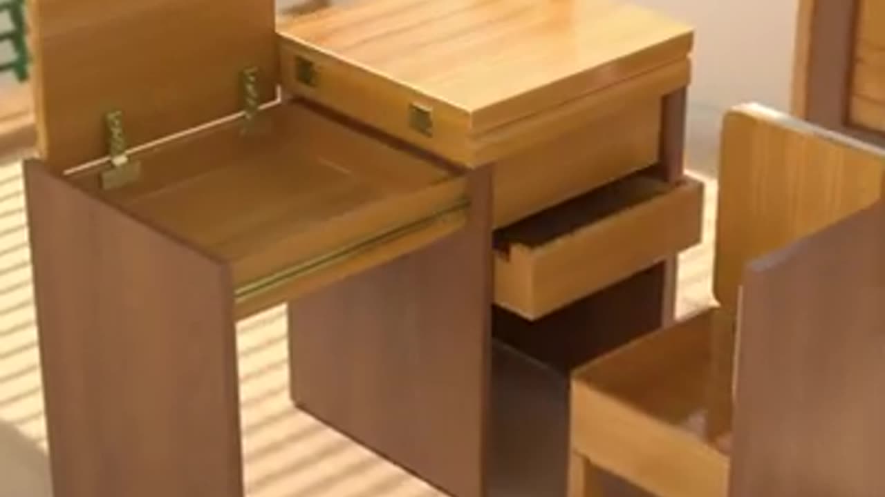 Genius Hidden Folding Furniture Design You Need to See!