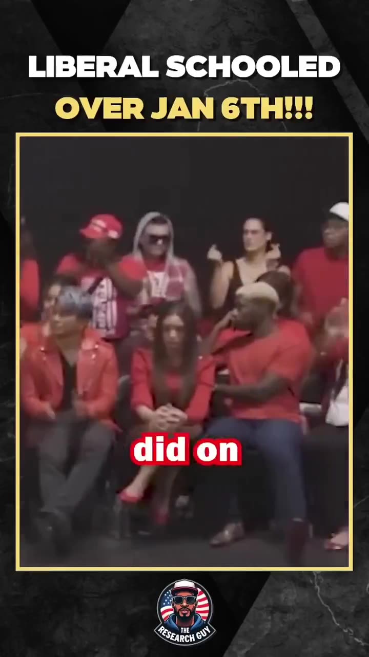 Lying Liberal Schooled Over Jan 6th