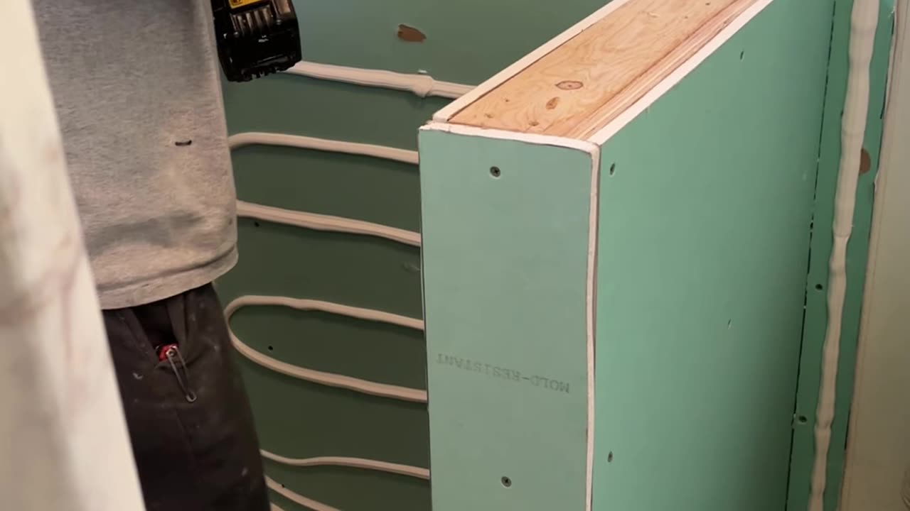 Composite Alcove 4 Panel Shower Install